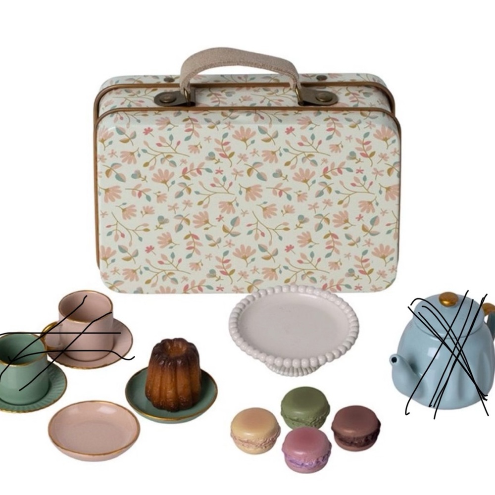Maileg Afternoon Treat Tea Set (Please Read) - Picture 3 of 3
